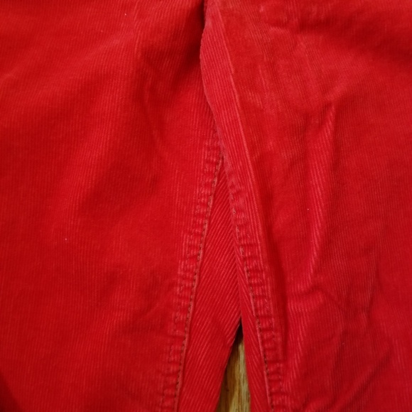 J. Crew Corduroy Favorite Fit Jeans Orange Red 8S - Picture 5 of 7